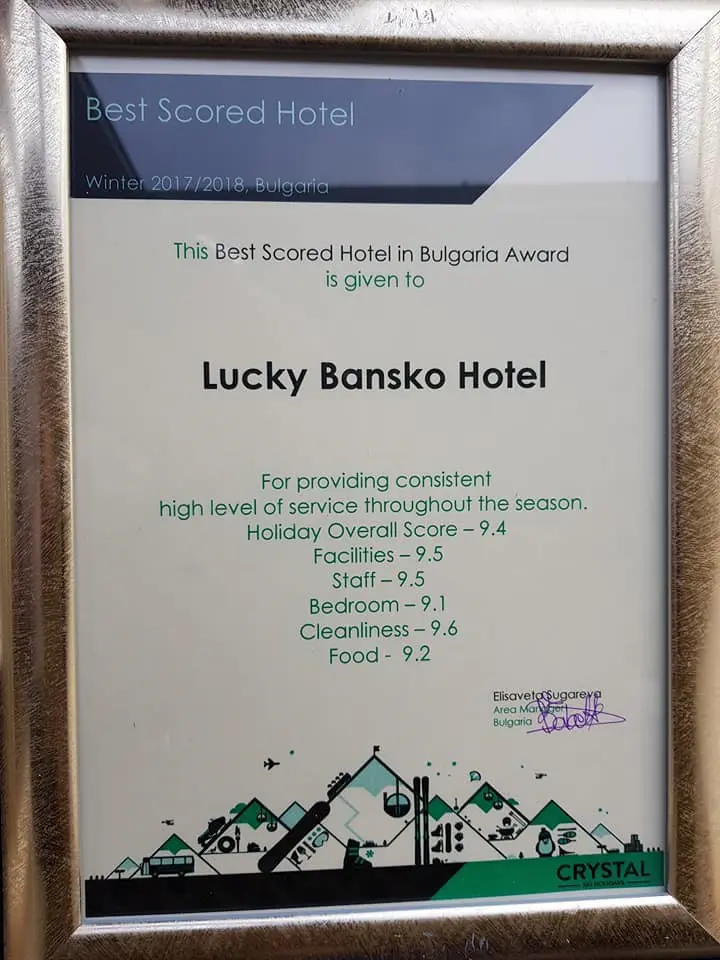 Tui award | Lucky Bansko