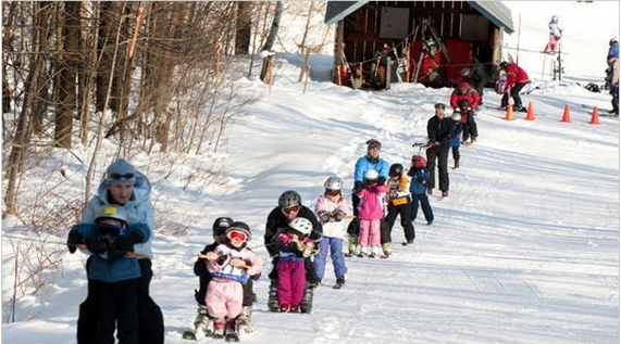 Kids and skiing