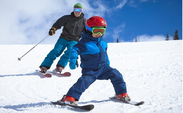 Kids and skiing