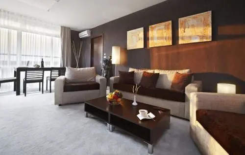 Lucky Bansko Aparthotel SPA & Relax | Photo livingroom apartment Executive