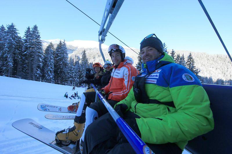 Selfie at the ski lift in Bansko | Lucky Bansko SPA & Relax