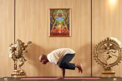 Yoga pose "Raven" | Lucky Bansko