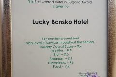 Tui award | Lucky Bansko